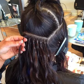 Brown hair style