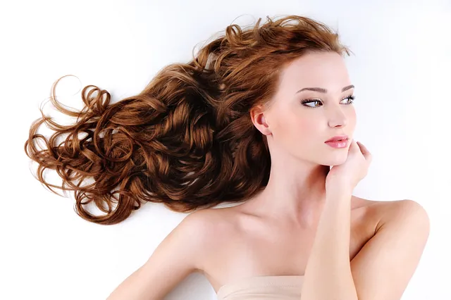 Model with red hair